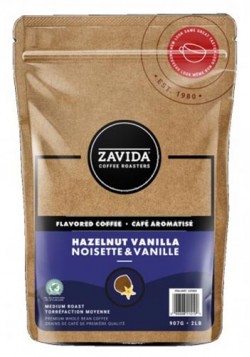 Cafea Zavida aroma alune de padure si vanilie (Hazelnut Vanilla Coffee 907gr)